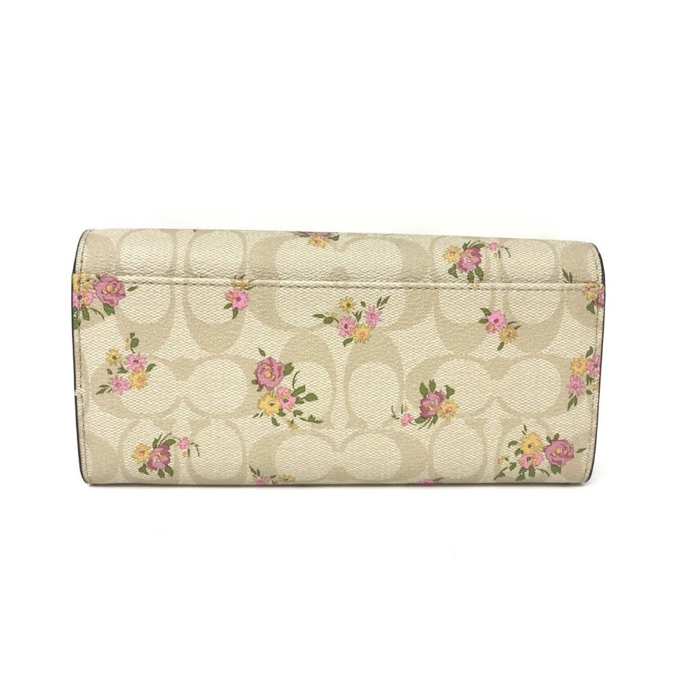 Coach Slim Envelope Wallet In Signature Canvas - Picture 2 of 4